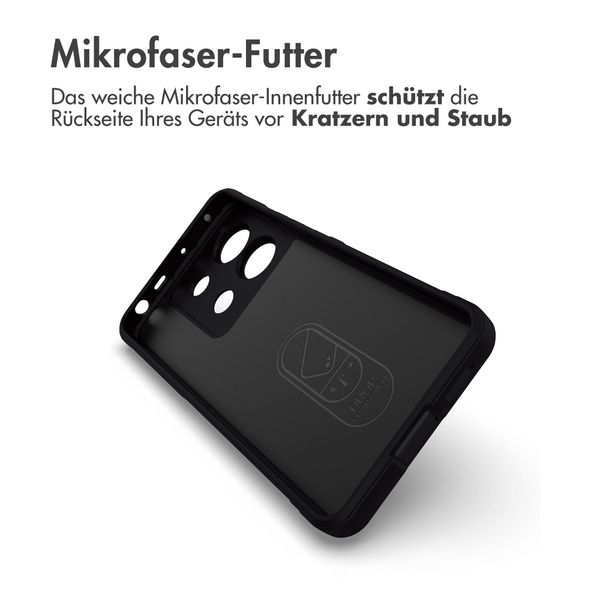 imoshion EasyGrip Back Cover für das Xiaomi Poco X6 Pro - Schwarz