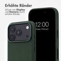 Accezz MagSafe Leather Backcover Apple iPhone 18 Pro / 17 Pro - Cedar Green