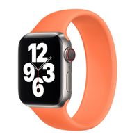 Apple Silikon Solo Loop für  Apple Watch | 38/40/41/42 mm - Größe 1 - Kumquat