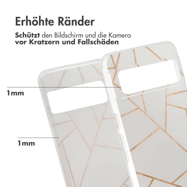 imoshion Design Hülle für das Google Pixel 8 Pro - White Graphic