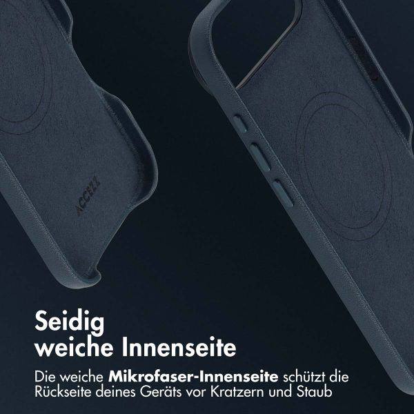 Accezz MagSafe Leather Backcover Apple iPhone Air - Nightfall Blue
