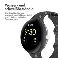 imoshion Silikon-Armband⁺ für  Google Pixel Watch 3 / 4 (45 mm) - Größe S - Schwarz