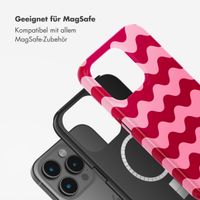 Selencia Vivid Tough Back Cover mit MagSafe für das iPhone 15 Pro - Wave Vibes Lipstick