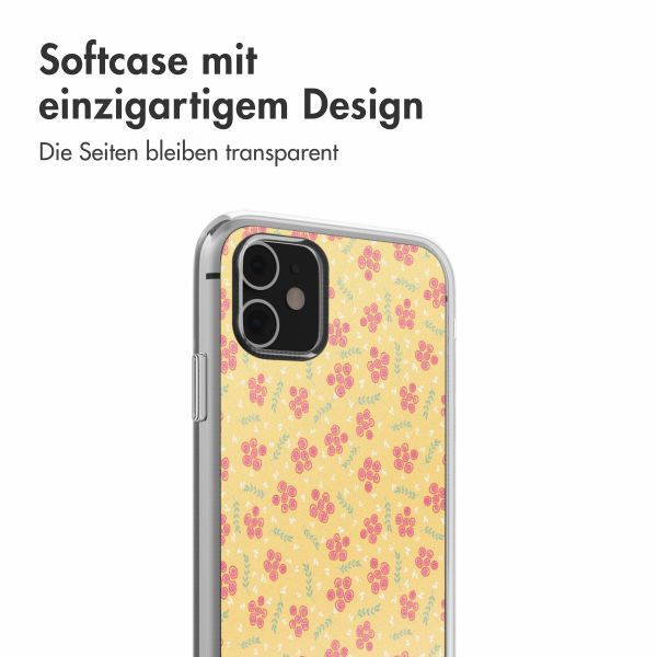 imoshion  Design Hülle für das iPhone 11 - Sunny Yellow Petite Flowers