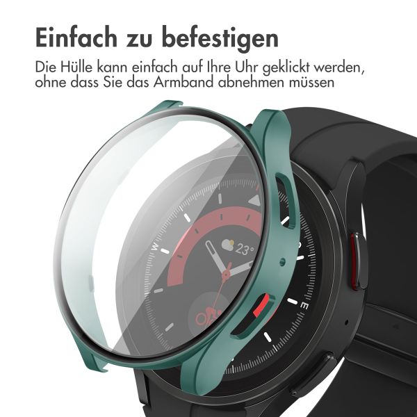 imoshion Full Cover Hard Case für das Samsung Galaxy Watch 6 40 mm - Dunkelgrün