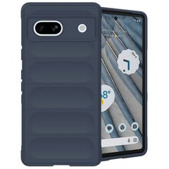 imoshion EasyGrip Back Cover für das Google Pixel 7a - Dunkelblau