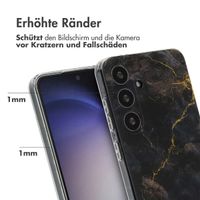 imoshion Design Hülle für das Samsung Galaxy S24 - Black Marble