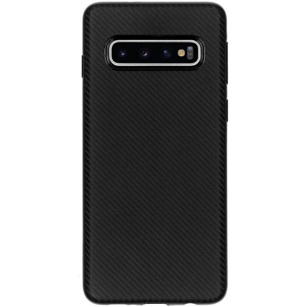 Carbon-Hülle Schwarz für das Samsung Galaxy S10