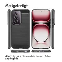 imoshion Brushed Back Cover Oppo Reno 12 Pro - Schwarz