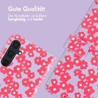 imoshion Design Klapphülle Samsung Galaxy A55 - Dusty Rose Blossoms