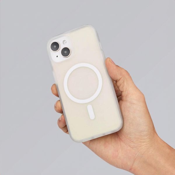imoshion Color Guard Back Cover mit MagSafe Apple iPhone 15 - Weiß