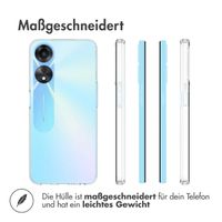 Accezz TPU Clear Cover für das Oppo A78 (5G) - Transparent