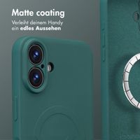 imoshion Color Back Cover mit MagSafe Apple iPhone 16 Plus - Dunkelgrün