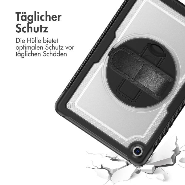 Accezz Robustes Back Cover mit Schultergurt Samsung Galaxy Tab A9 Plus - Transparent