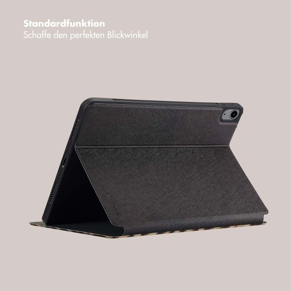 Selencia Vivid Klapphülle Apple iPad Air 11 Zoll (2025) M3 / (2024) M2 / Air 5 (2022) / Air 4 (2020) - Wild Leo