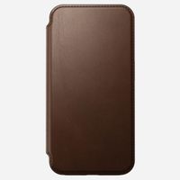 Nomad Modern Leather Folio Klapphülle Apple iPhone 15 Pro - Braun