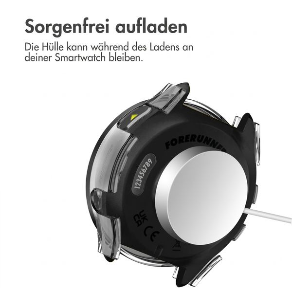 imoshion Full Cover Hard Case Garmin Forerunner 965 - Transparent