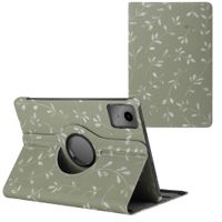 imoshion 360° drehbare Design Klapphülle für das Lenovo Tab M11 - Green Flowers