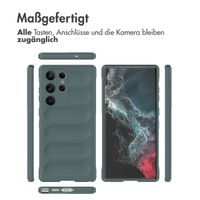 imoshion EasyGrip Backcover Samsung Galaxy S23 Ultra - Dunkelgrün