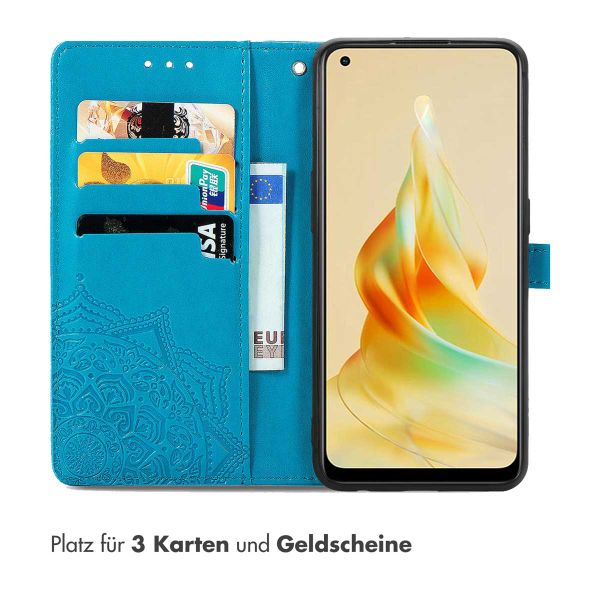 imoshion Mandala Klapphülle für das Oppo Reno 8 T (4G) - Türkis