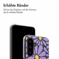 imoshion  Design Hülle für das Samsung Galaxy A26 - Tropical Violet Flowers Connect