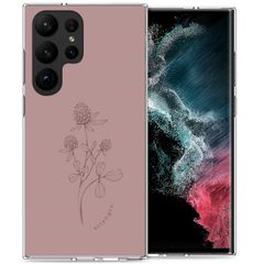 imoshion Design Hülle Samsung Galaxy S23 Ultra - Floral Pink