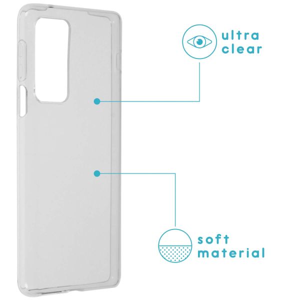 imoshion Gel Case für das Motorola Edge 20 Pro - Transparent