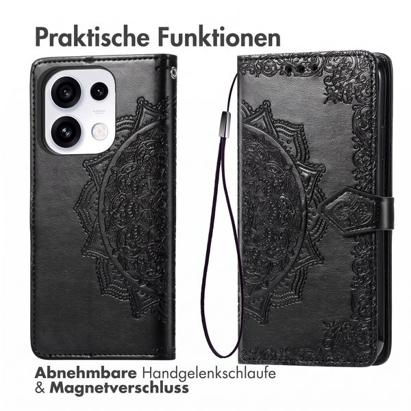 imoshion Mandala Klapphülle Oppo Reno 16 F - Schwarz