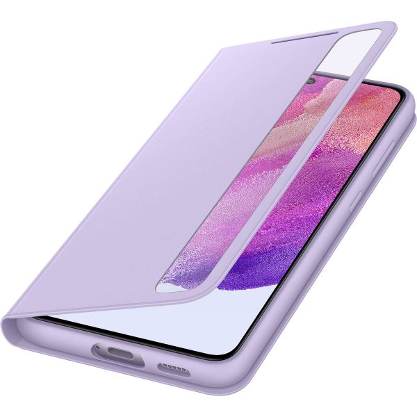 Samsung Original Clear View Cover Klapphülle für das Galaxy S21 FE - Lavender