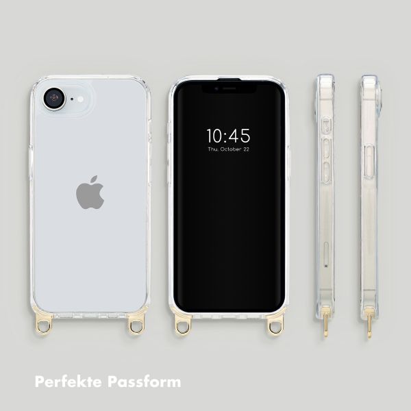 Selencia Backcover mit abnehmbaren Haken Apple iPhone 16e - Transparent