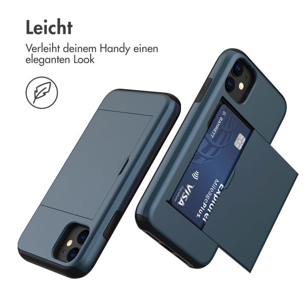 imoshion Backcover mit Kartenfach Apple iPhone 11 - Dunkelblau