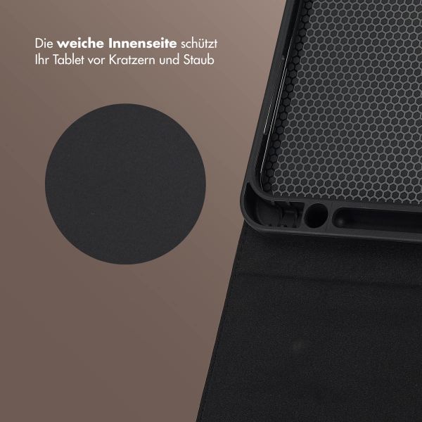 Selencia Riva Klapphülle Apple iPad Air 11 Zoll (2025) M3 / (2024) M2 / Air 5 (2022) / Air 4 (2020) - Beige