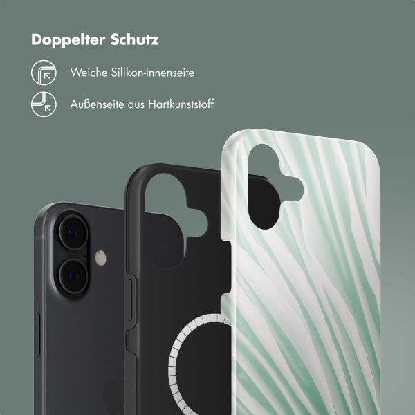 Selencia Vivid Rückabdeckung mit MagSafe iPhone 16 - Nature Grayed Jade