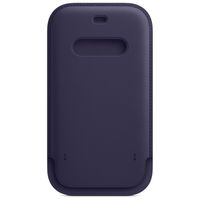 Apple Ledersleeve MagSafe für das Apple iPhone 12 (Pro) - Deep Violet