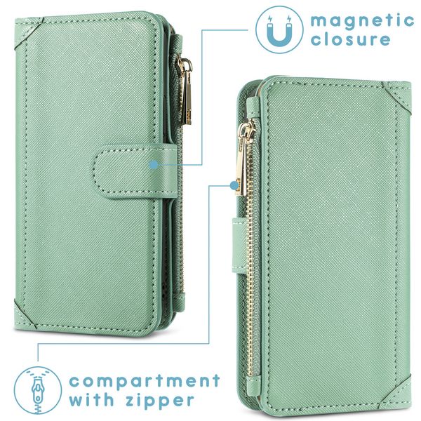 imoshion Luxuriöse Portemonnaie-Klapphülle Samsung Galaxy S20 FE - Grün