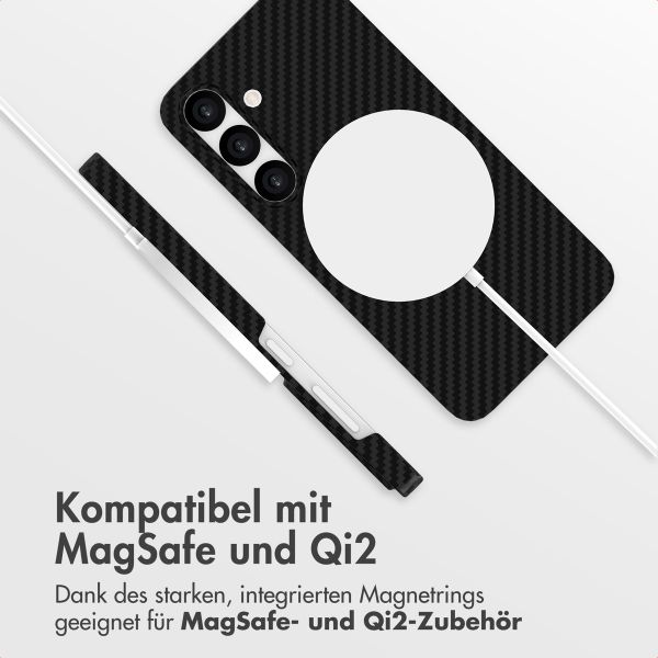 Accezz MagSafe Kevlar Hülle Samsung Galaxy S24 - Schwarz