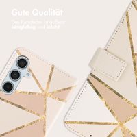 imoshion Design Klapphülle Samsung Galaxy A35 - Beige Graphic