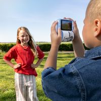 imoshion Kids Camera mit Fotodrucker - Kinderkamera - Fotos/Videos/Spiele - Blau