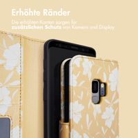 imoshion ﻿Design Klapphülle für das Samsung Galaxy S9 - Yellow Flowers