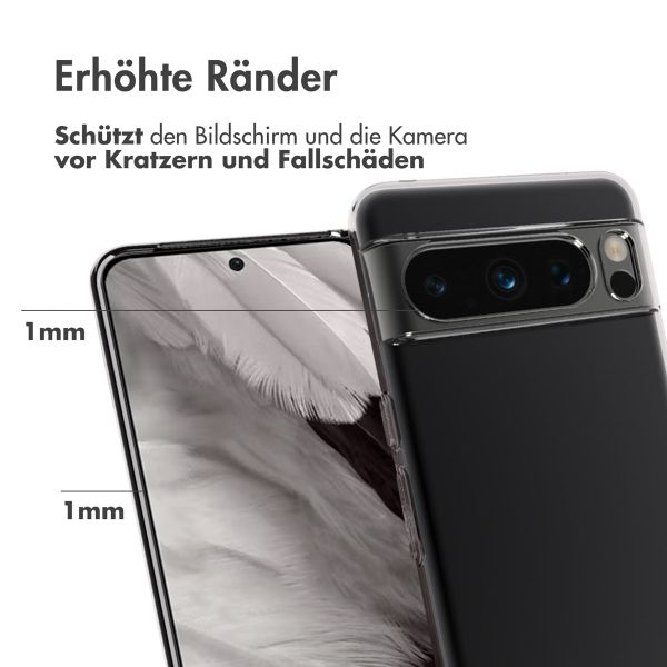 Accezz Clear TPU Backcover Google Pixel 8 Pro - Transparent