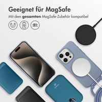 imoshion Color Backcover mit abnehmbarem Handykette und MagSafe Apple iPhone 15 Pro - Ash Blue