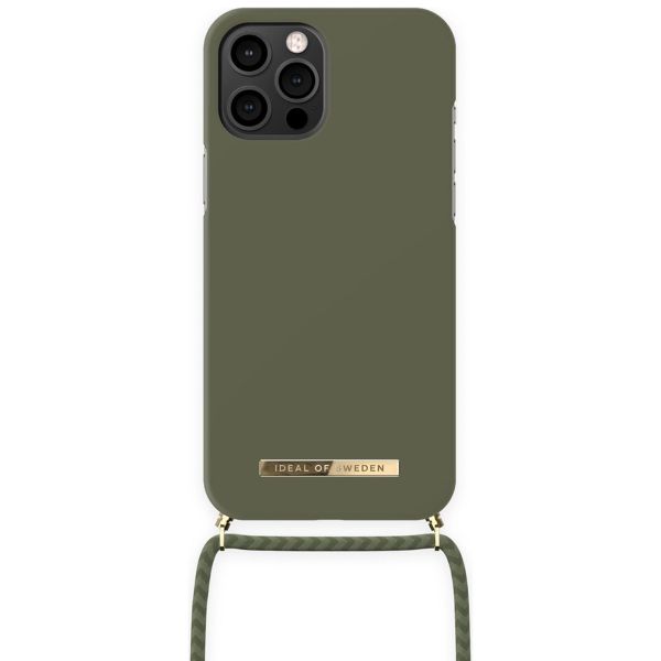 iDeal of Sweden Ordinary Necklace Case für das iPhone 12 (Pro) - Cool Khaki