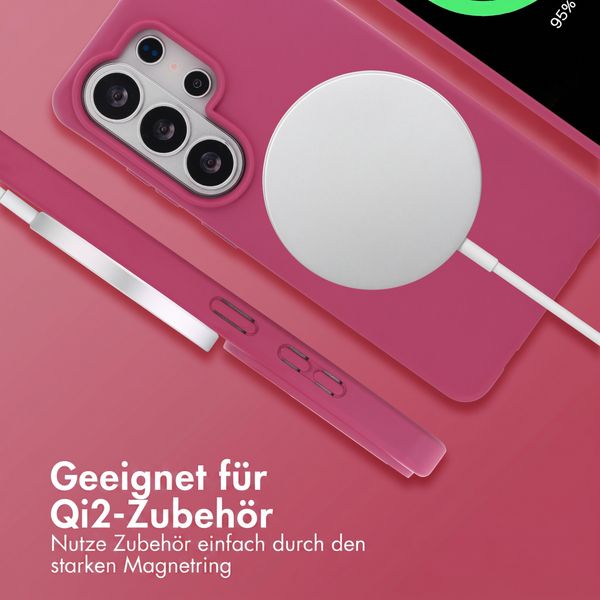 imoshion Color Backcover mit abnehmbarem Handykette und MagSafe Samsung Galaxy S26 Ultra - Raspberry