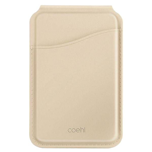 Coehl MagSafe Kartenhalter mit Spiegel und Ständer - Cream