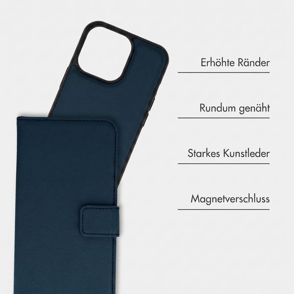 imoshion Herausnehmbare 2-in-1 Luxus-Bookcase Apple iPhone 13 Pro - Blau