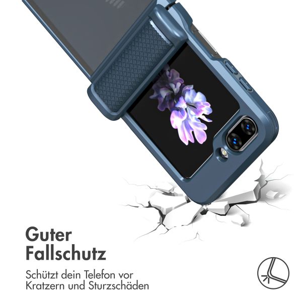 imoshion Rugged Clear Back Cover Samsung Galaxy Z Flip 5 - Dunkelblau