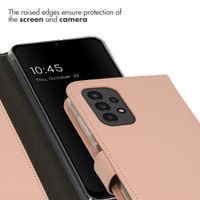 Selencia Echtleder Klapphülle für das Samsung Galaxy A13 (4G) - Dusty Pink