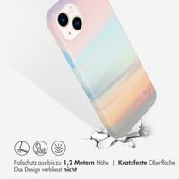 Selencia Aurora Fashion Back Case für das iPhone 14 Plus - ﻿Strapazierfähige Hülle - 100 % recycelt - Sky Sunset Multicolor