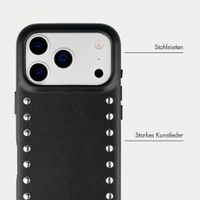 Selencia Studs Backcover mit MagSafe Apple iPhone 17 Pro - Velvet Black