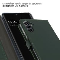 Selencia Echtleder Klapphülle Samsung Galaxy A14 (5G/4G) - Grün